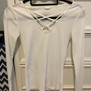 White Long sleeve Aeropostale shirt